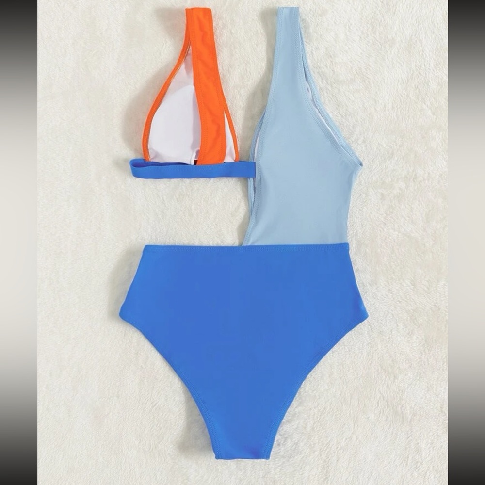 Colorblock Bathing Suit - Picture 2 of 2